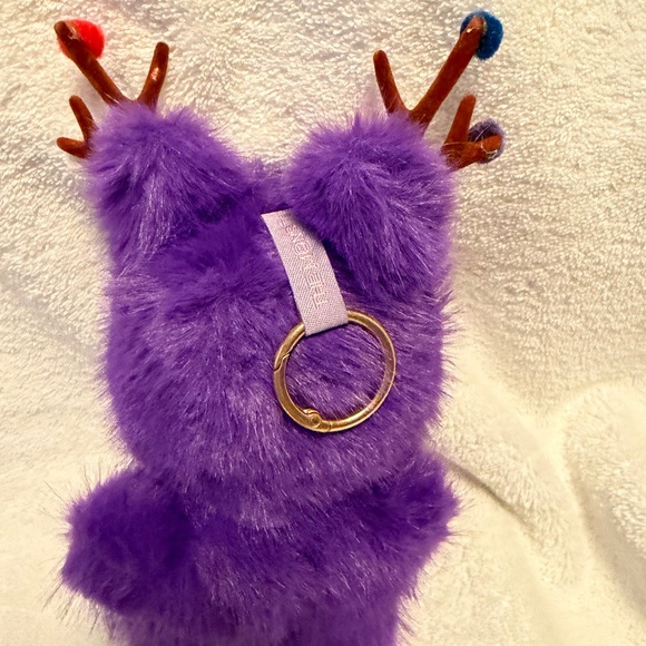Christmas Labubu Purple Plush keychain + free cup wrap and keychain - Picture 4 of 7